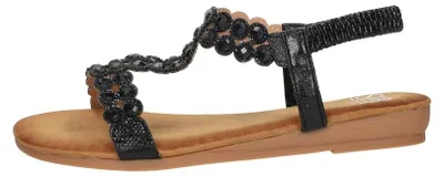 Image de SUB55 Sandalen Plat Sandalen Plat - zwart - Maat 42