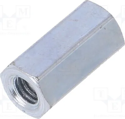 Produktbild von 10x Distanzmuffe mit Gewinde 10mm Innengew: M3 sechskant   123X10 Distanzelemente a