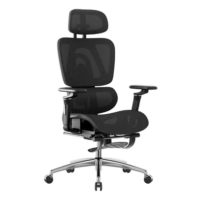 Image de MARK ADLER Expert 7.9 | Chaise de bureau ergonomique Chaise de bureau | Dossier réglable Appuie-tête | Repose-pieds | Réglage de la profondeur d'assise | Noir