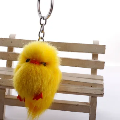 Produktbild von Niedliches Küken, kleine gelbe Ente, Plüschpuppe, Anhänger, Schlüsselhalter, Handtasche, Hängedekoration