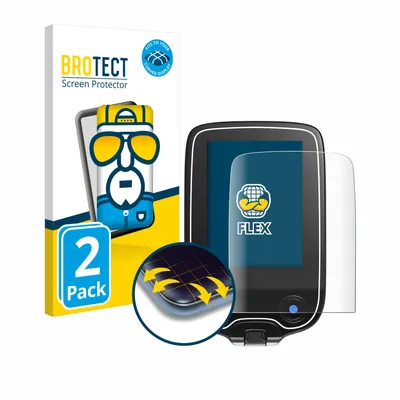 Produktbild von 2x BROTECT Fullscreen Schutzfolie für Freestyle Libre 3 Displayschutz Folie Fullcover Klar Transparent