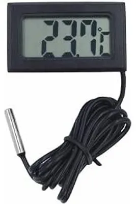 Produktbild von Digitale Thermometer schwarz – Filter, Luchtsteen of Dekoration – Aquarium Thermometer