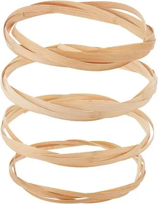 Image de Bandes de bambou pour le tressage - bandes de bambou naturel - bandes de tressage pour paniers en osier