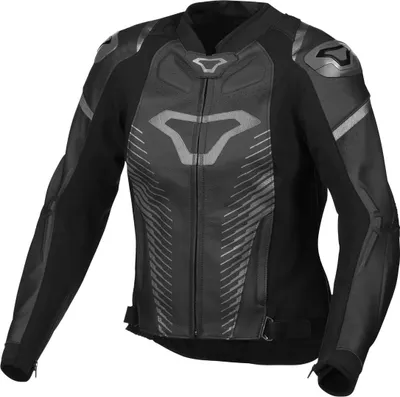 Immagine prodotto di Giacca in pelle da moto Macna Tronniq da donna, nera, 42