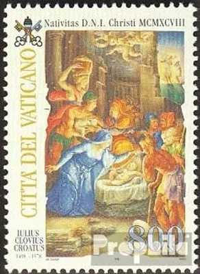 Produktbild von Briefmarken Vatikanstadt 1998 Mi 1262 (kompl.Ausg.) gestempelt Weihnachten