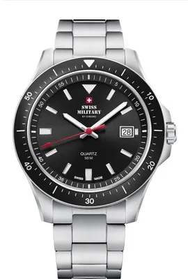 Produktbild von Herrenuhr SWISS MILITARY SM34082.01, Sportuhr aus Edelstahl