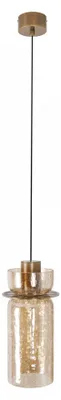 Obrázek produktu pro LED lustr SIGNATURE, jantarový, 8 W, teplá bílá, 800 lm, kov, rozměry: 220 × 15 × 15 cm, IP20, Maxlight