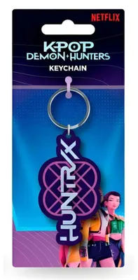 Produktbild von KPop Demon Hunters PVC Schlüsselanhänger Huntrix Logo