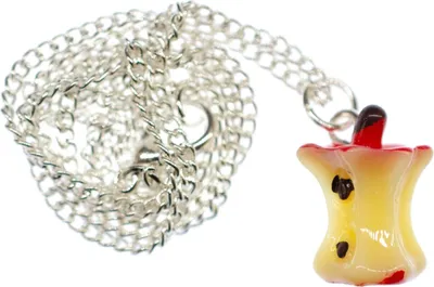 Produktbild von Apfelgriebs Apfelgrips Apfel Kette Halskette Miniblings Apfelgriepsch Butzen 45cm
