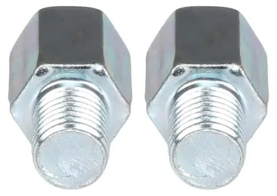 Immagine prodotto di 2 adattatori per specchietto Citomerx color argento (specchietto: filettatura M8 a destra / manubrio: filettatura M10 a destra)