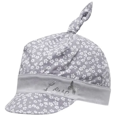 Produktbild von Mädchen Mütze Schirmmütze Sommermütze Sommerkappe Kopftuch, Graublau, Gr. 50