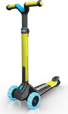Produktbild von BERG Nexo - faltbarer Scooter Lime mit beleuchteten Rädern