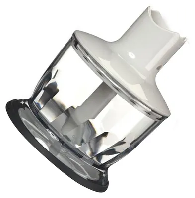 Produktbild von Braun MQ 30, Mixer-Schneidebehälter, 0,5 l, Edelstahl, Weiß, MultiQuick 3 / MultiQuick 3 Vario / MultiQuick 5 / MultiQuick 5 Vario / MR5 series / MultiQuick 7..., Bisphenol A (BPA)
