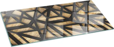 Zdjęcie produktu dla Płyta chroniąca przed iskrami - Szklana płyta podstawy do pieca opalanego drewnem - Podkład kominkowy wykonany ze szkła - 125x50 cm - Ognioodporna płyta podstawy pieca - Żaroodporna płyta ochronna do kominka - Przezroczysta szklana płyta ochronna podstawy - Kolor biały