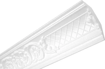 Produktbild von HEXIMO Deckenleisten klassisch XPS Styropor weiß, 2 Meter Stuckleisten Styroporleisten Stuck Zierleisten gemustert Eckleisten (20 Meter Deckenleisten ZM6)