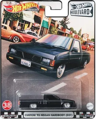 Produktbild von HOT WHEELS GRM09 Premium Car Boulevard 93 Nissan D21 Custom Pick Up