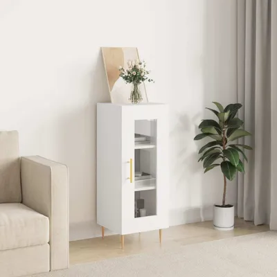 Produktbild von vidaXL Sideboard Weiß 34,5x34x90 cm Holzwerkstoff