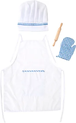 Produktbild von Koch-Kostüm-Set, mit Schürze, Mütze und Zubehör