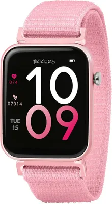 Produktbild von Tikkers Smart Watch Series 13 Fabric Strap Pink Unisize Tikkers