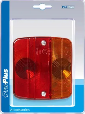 Produktbild von Rückleuchte 4 Funktionen 98x104mm im Blister