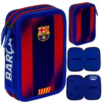 Produktbild von Astra | Federmäppchen FC Barcelona, 2 Fächer, hochwertig, ergonomisch, praktische Organisation