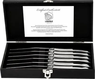 Produktbild von Laguiole Style de Vie Steakmesser Luxury Line Edelstahl 6 Stück