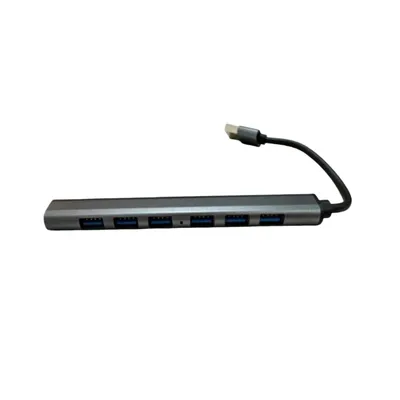 Image de INF Hub USB/USB-C avec 1 USB3.0 + 6 USB2.0 Argent