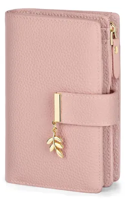 Image de Portefeuille en cuir pour femmes, avec protection RFID et 13 emplacements pour cartes