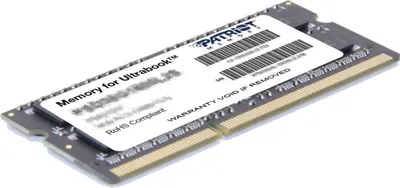 Obrázok produktu pre Patriot Memory PSD34G1600L2S, 4 GB, 1 x 4 GB, DDR3L, 1600 MHz, 204-pin SO-DIMM