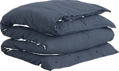 Produktbild von GANT Baumwolle Linen Single Bettdeckenbezug einzeln Farbe Sateen Blue Größe 135x200