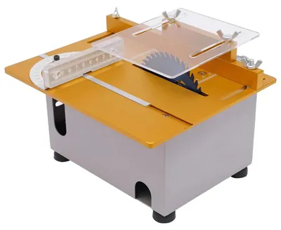Image de Mini-scie de table - Scie circulaire de table - 300 W - Profondeur de coupe : 0–29 mm - Pince de serrage : 1,5–10 mm - 9 000 tr/min - 24 × 20 × 13 cm - Braun