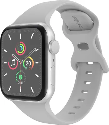 Productafbeelding van imoshion Siliconen⁺ bandje voor de Apple Watch | 44/45/46/49 mm - Maat M/L - Fog