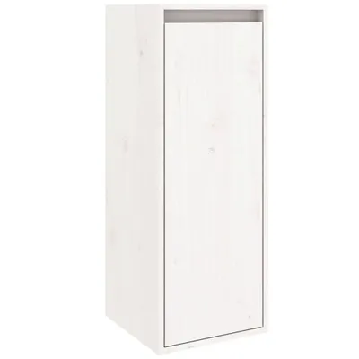 Zdjęcie produktu dla Szafka Ścienna, Biała, 30X30X80 Cm, Lite Drewno Sosnowe Lumarko!