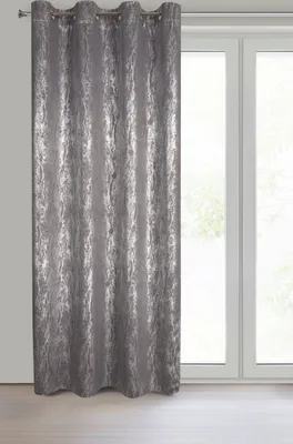 Immagine prodotto di Tenda 140x250 Elise argento acciaio su occhielli Eurofirany