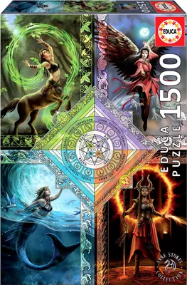 Zdjęcie produktu dla Puzzle 1500 Magia żywiołów Anne Stokes 112859