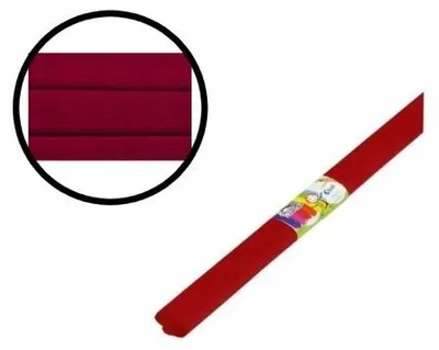 Obrázek produktu pro Fiorello Krepovaný papír Vínový Dekorace 200x50 cm