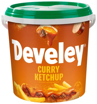 Zdjęcie produktu dla Develey Curry Ketchup pikantny idealny dla konsumentów hurtowych 10000g