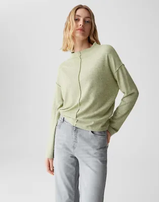 Produktbild von Opus Rundkragen Langarmshirt für Damen