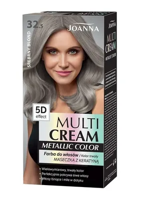 Obrázek produktu pro Joanna Multi Cream Color 5D Farba do włosów 32.5 Srebrny Blond