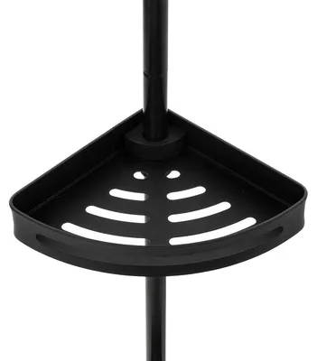 Obrázok produktu pre Teleskopická sprchová polica, 4 koše, 20,5 x 20,5 x 240 cm
