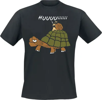 Produktbild von Tierisch T-Shirt Herren Huuuuiiiiii schwarz S