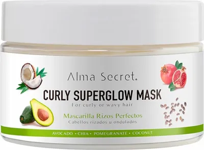 Image de Curly Superglow Hair Mask 250ML - Vegan & Natural Ingredients