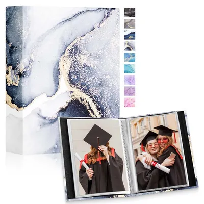 Produktbild von Fotoalbum, 10x15 cm - 2 Stück, Mini-Hardcover-Album mit Einstecktaschen