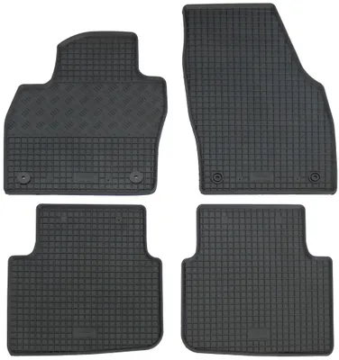 Rigum Gummi Fußmatten Set für Skoda Scala + Kamiq, Bj. 2019-, 4-teilig, schwarz