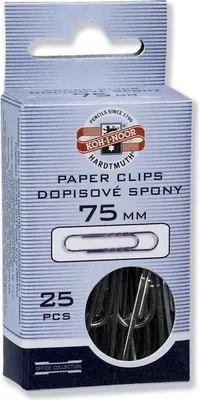 Obrázek produktu pro KOH kancelářské svorky 75 mm 25 8593539183440