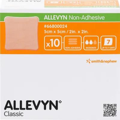 Immagine prodotto di Allevyn non adesivo 5x5 cm medicazione per ferite 10 pz