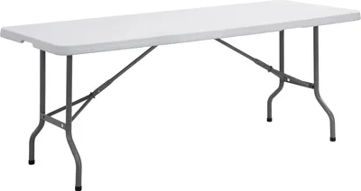 Immagine prodotto di Tavolo rettangolare con gambe pieghevoli cm 76 x 183 x h. 74