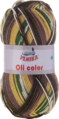 Produktbild von 100g Strickgarn Oli mehrfarbig Selbstmusternd Strick-Wolle Klassikgarn Farbwahl