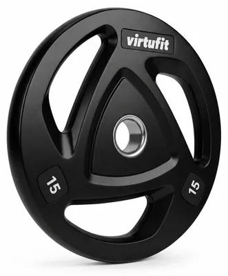 Immagine prodotto di Disco olimpico in gomma VirtuFit 15 kg 3 impugnature 50 mm