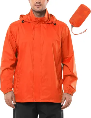 Produktbild von Regenjacke für Herren, wasserdicht, ultraleicht, dünne Jacke